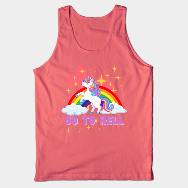 Go To Hell Tank Top by Dream Station
